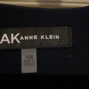 Anne Klein, Navy, Size 16W